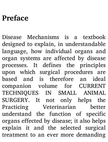 Look Inside page 8 - Mechanisms of Disease in Small Animal Surgery 3rd Edition