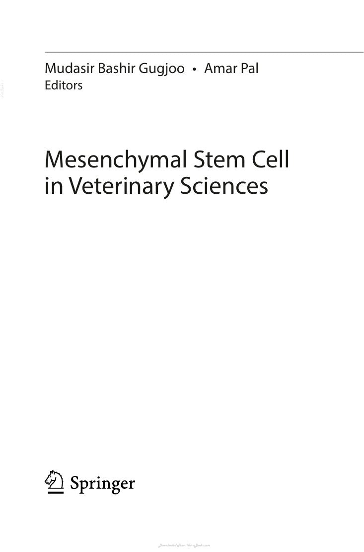 Look Inside sample page 3 - Mesenchymal Stem Cell In Veterinary Science