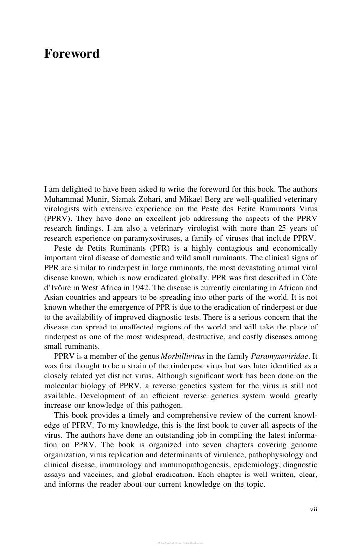 Look Inside page 5 - Molecular Biology And Pathogenesis Of Peste Des Petits Ruminants Virus