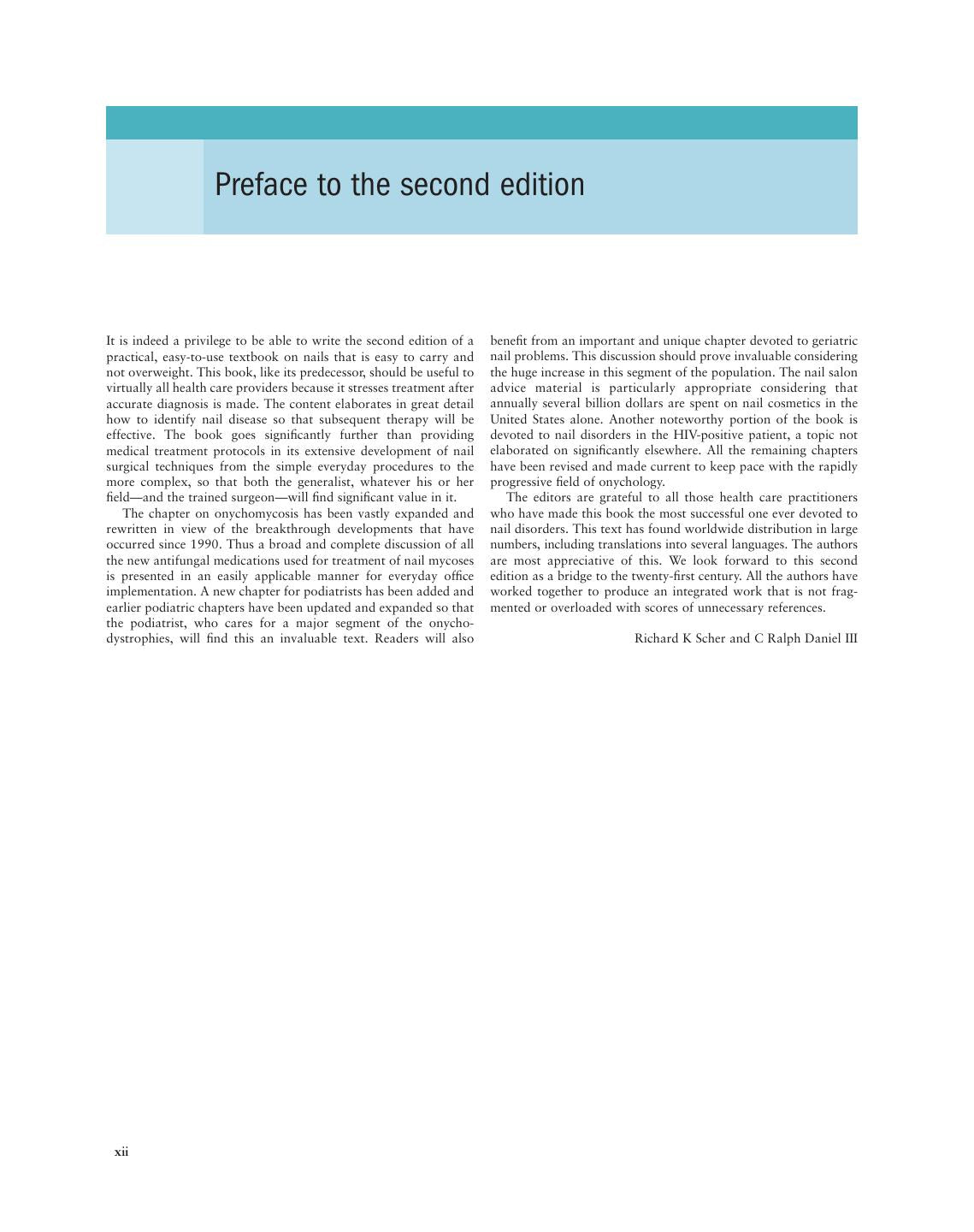 Look Inside page 6 - Nails: Diagnosis, Therapy, Surgery