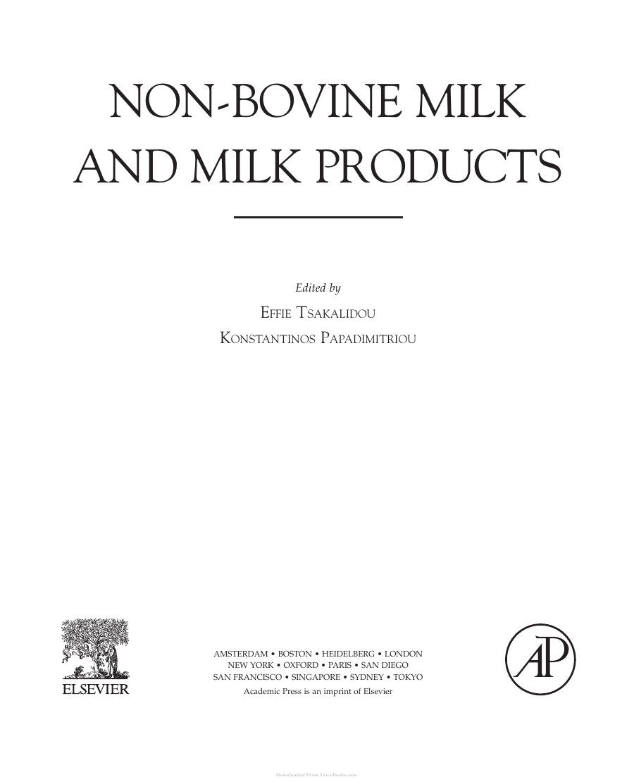 Look Inside sample page 2 - Non Bovine Milk And Milk Products