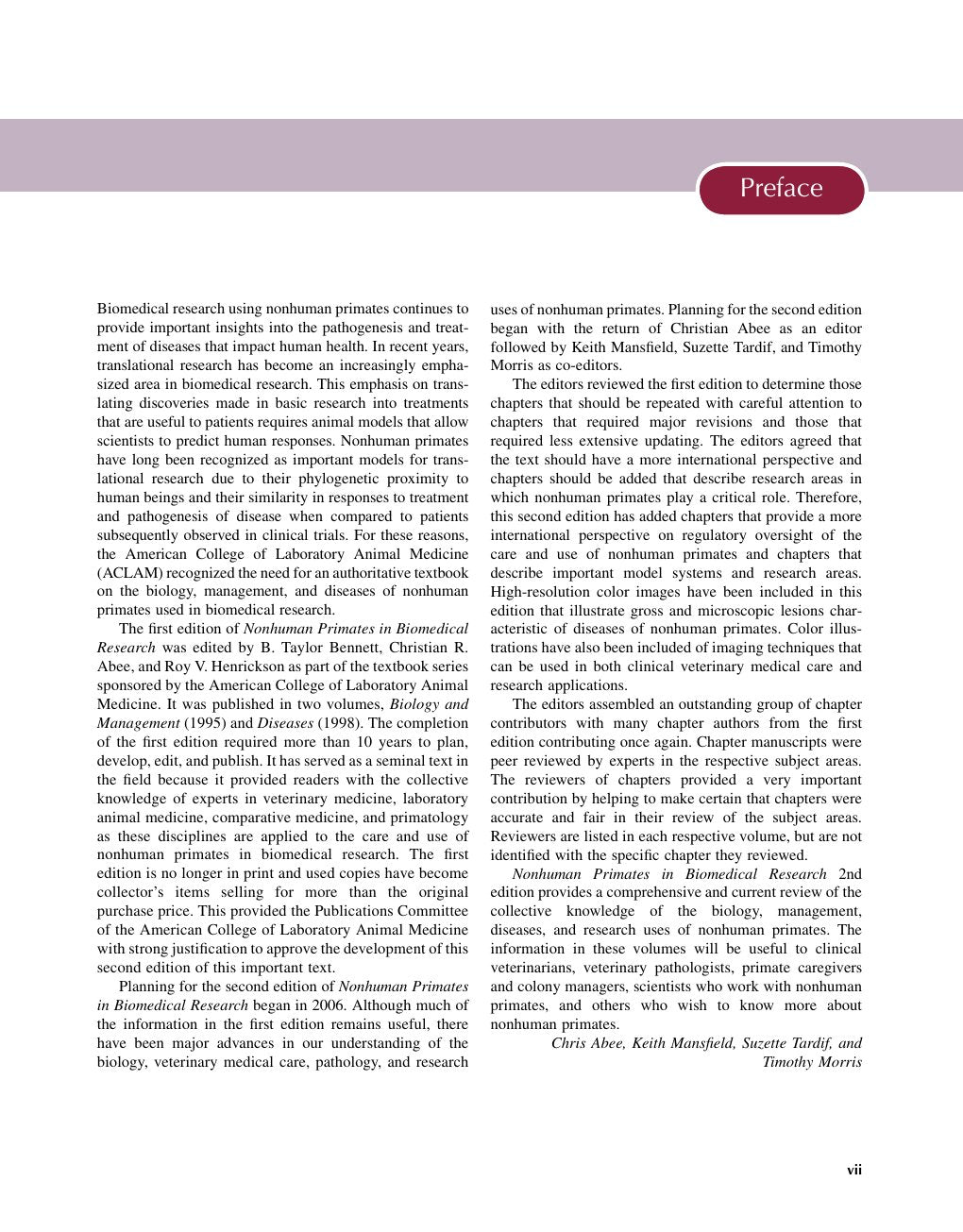 Look Inside page 4 - Nonhuman Primates In Biomedical Research Volume 2 Diseases 2Nd Edition