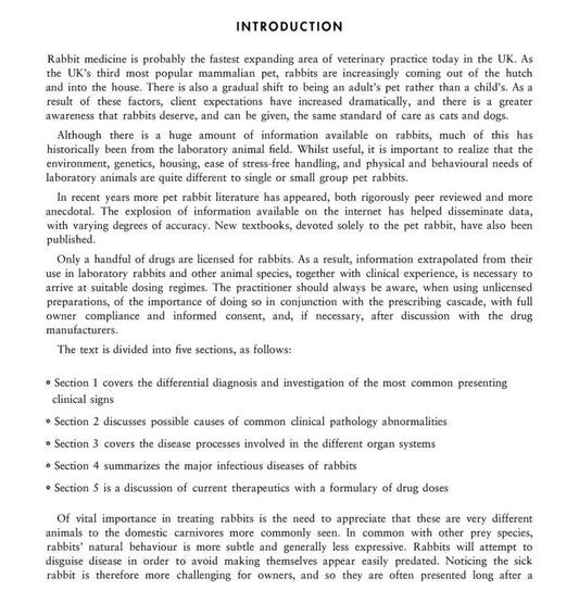 Look Inside page 8 - Notes On Rabbit Internal Medicine
