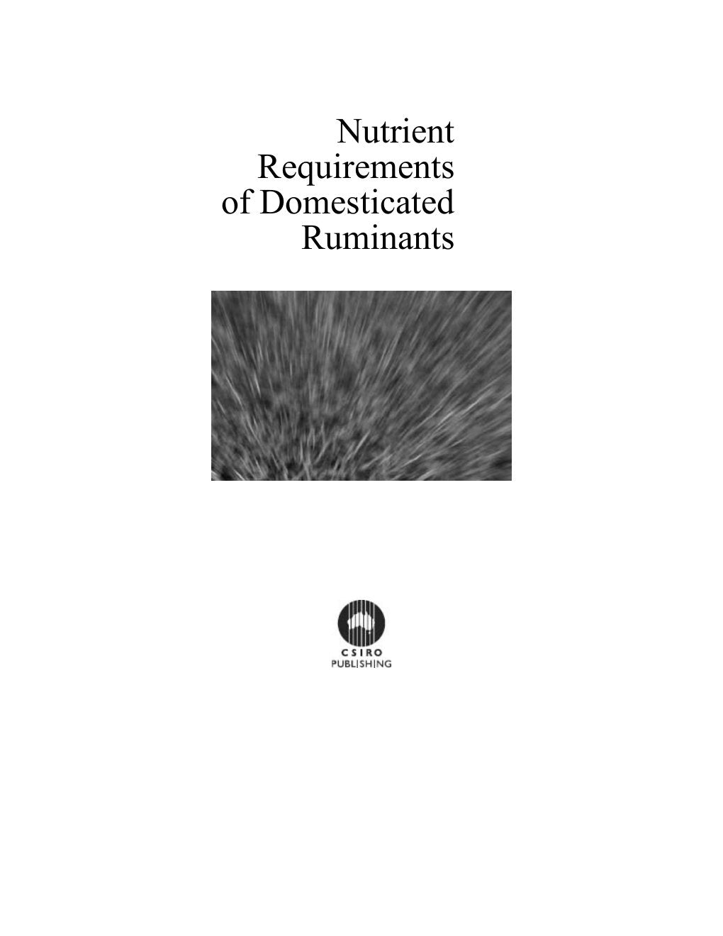 Look Inside sample page 2 - Nutrient Requirements Of Domesticated Ruminants