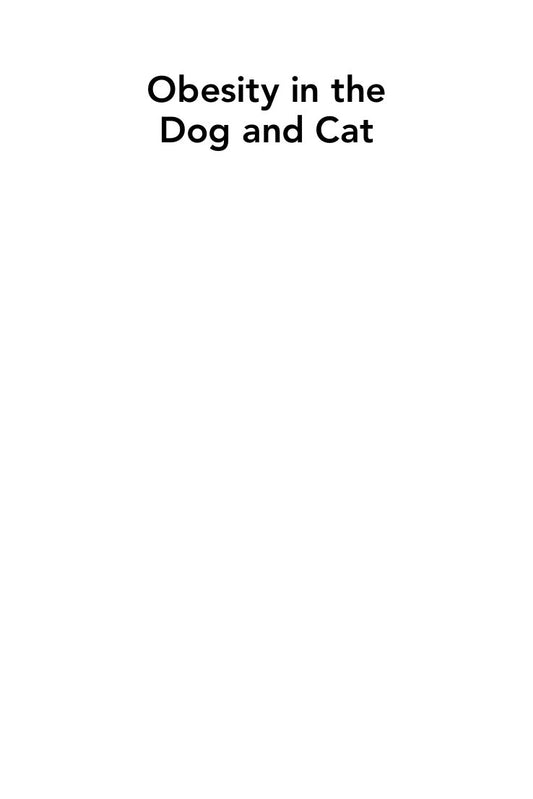 Look Inside sample page 2 - Obesity In The Dog And Cat