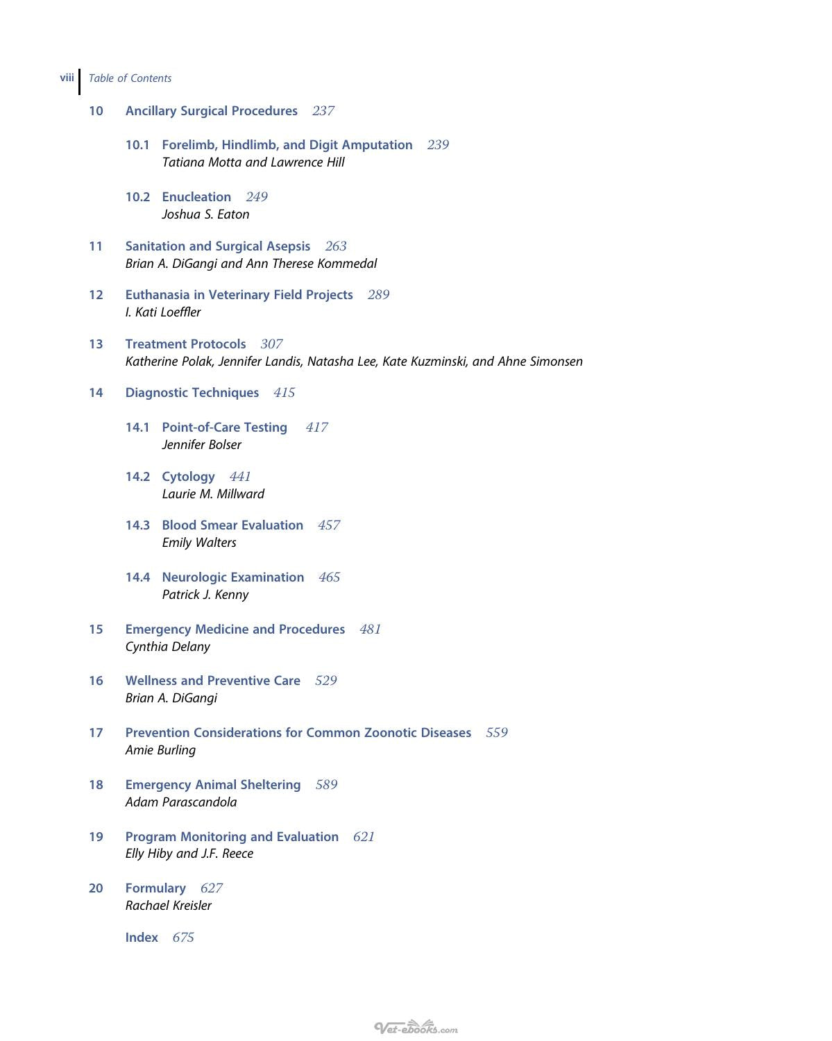 Field Manual For Small Animal Medicine