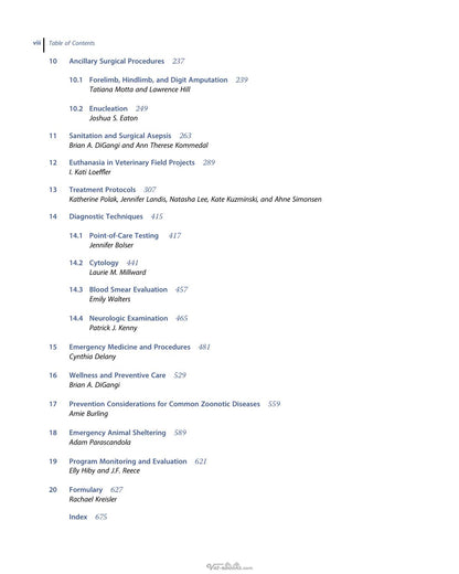 Field Manual for Small Animal Medicine