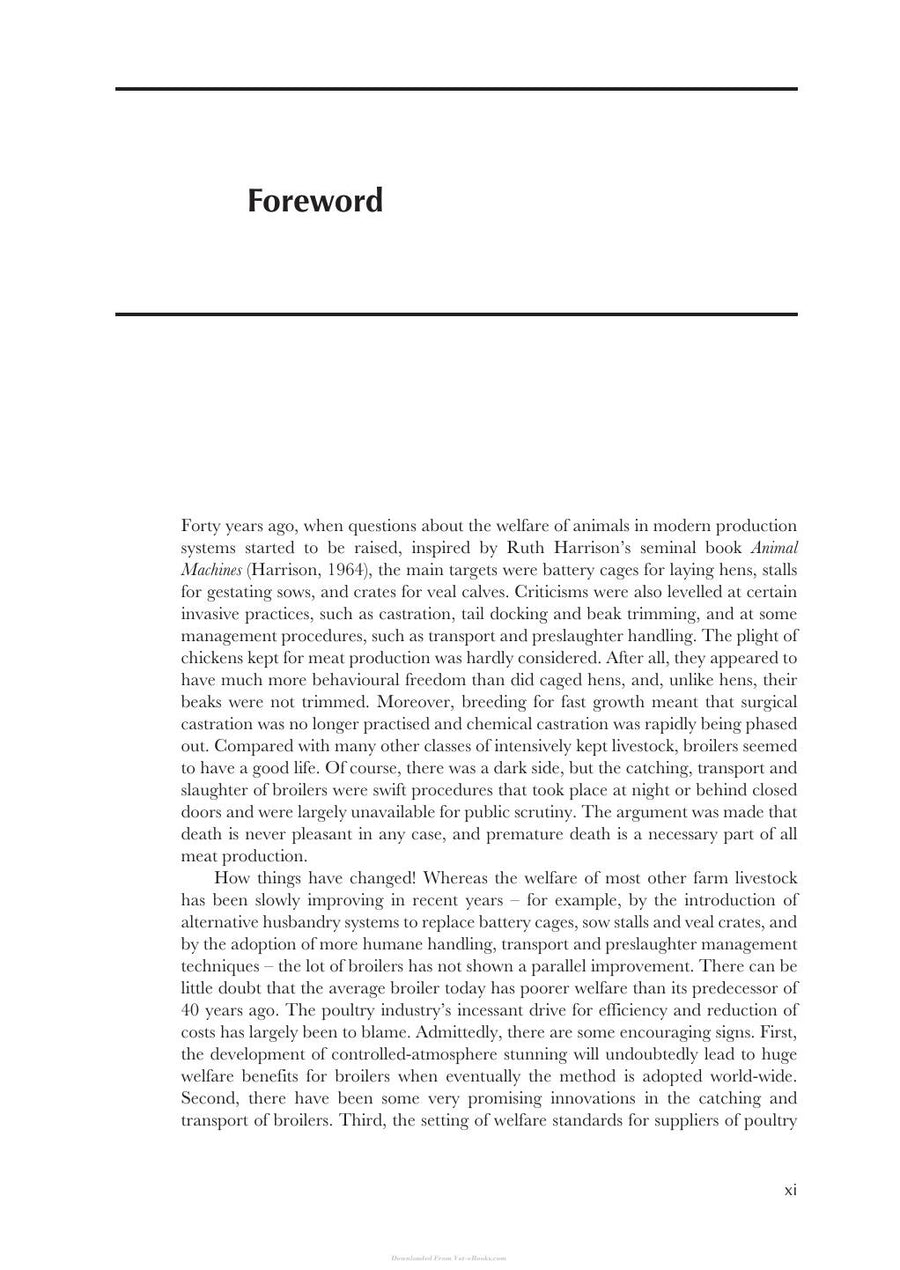 Preview page of Measuring and Auditing Broiler Welfare