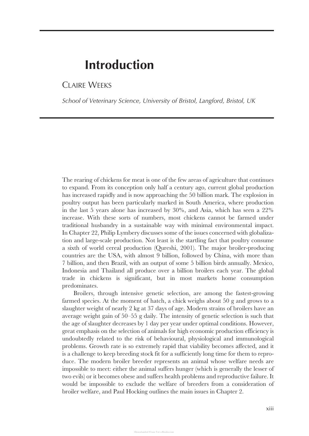 Measuring And Auditing Broiler Welfare