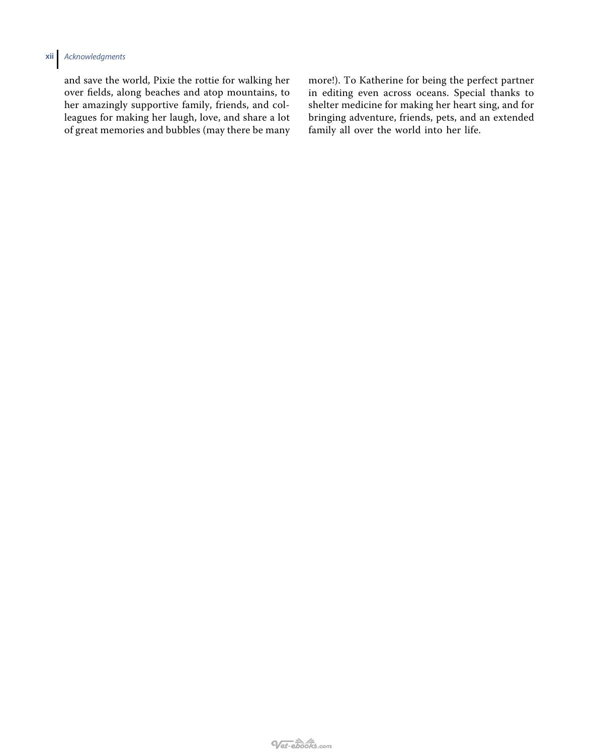 Field Manual For Small Animal Medicine