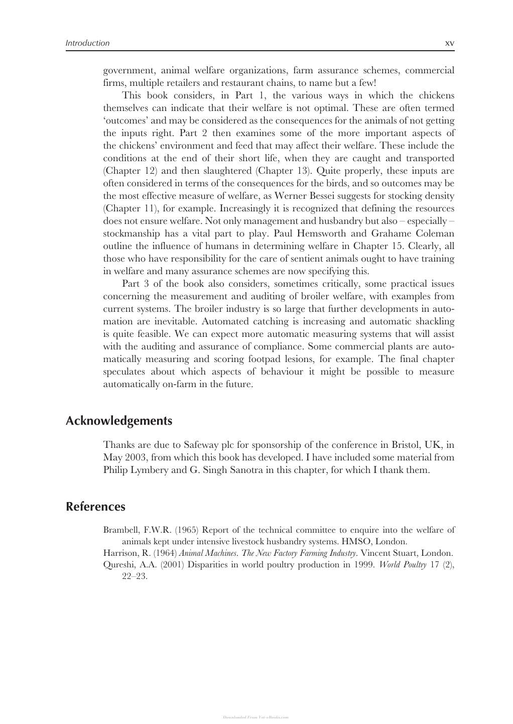 Measuring And Auditing Broiler Welfare