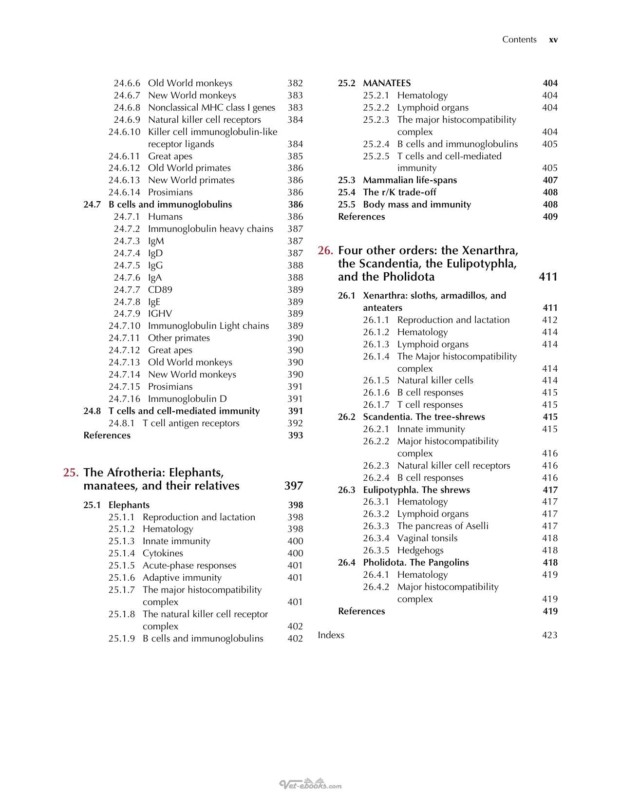 Comparative Mammalian Immunology The Evolution And Diversity Of The Immune Systems Of Mammals