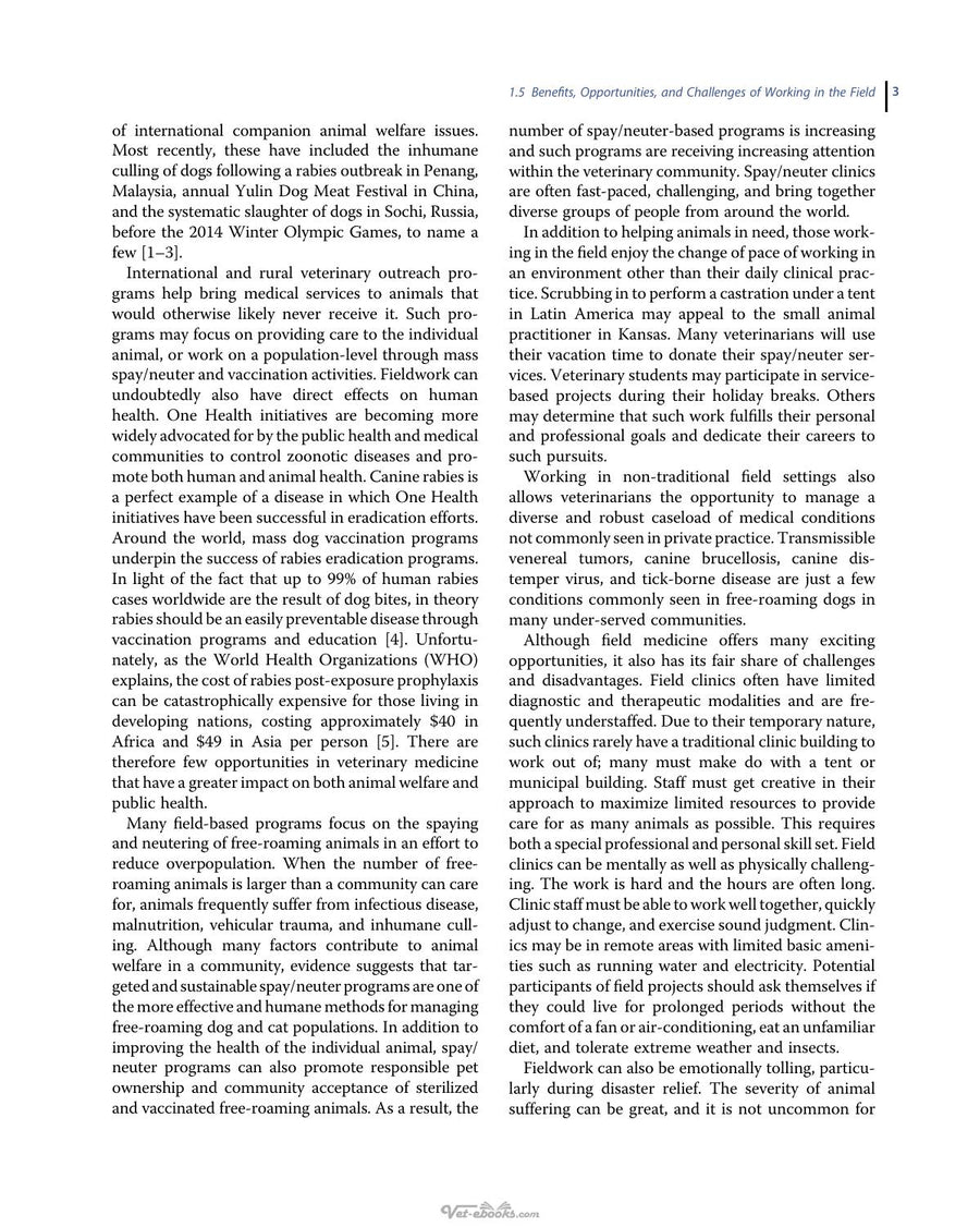 Preview page of Field Manual for Small Animal Medicine