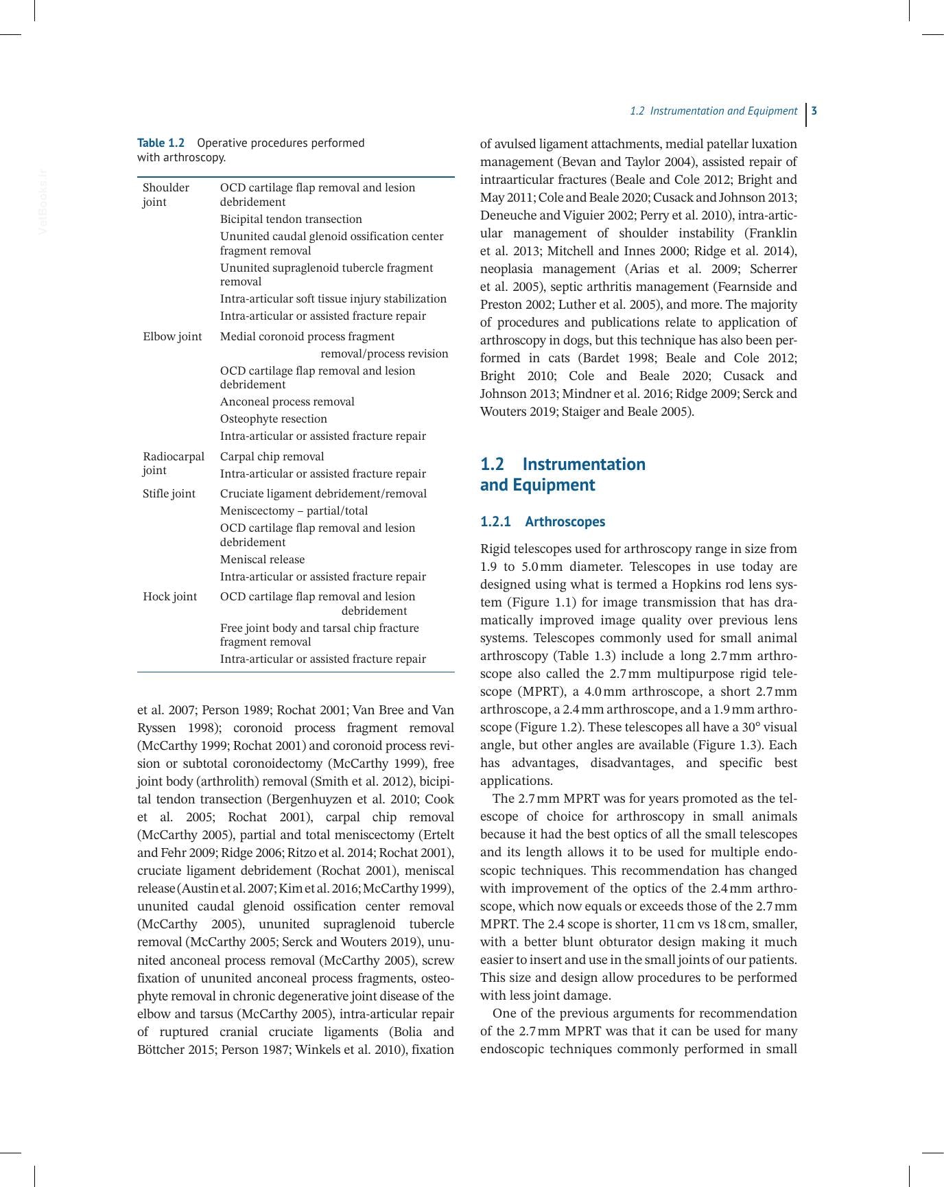 Veterinary Arthroscopy For The Small Animal Practitioner