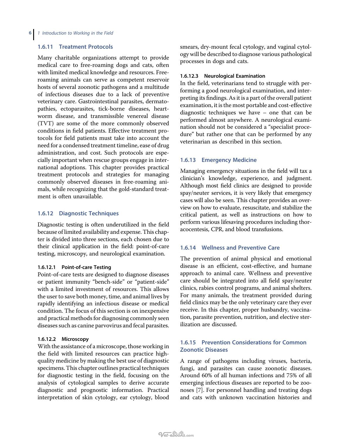 Field Manual For Small Animal Medicine