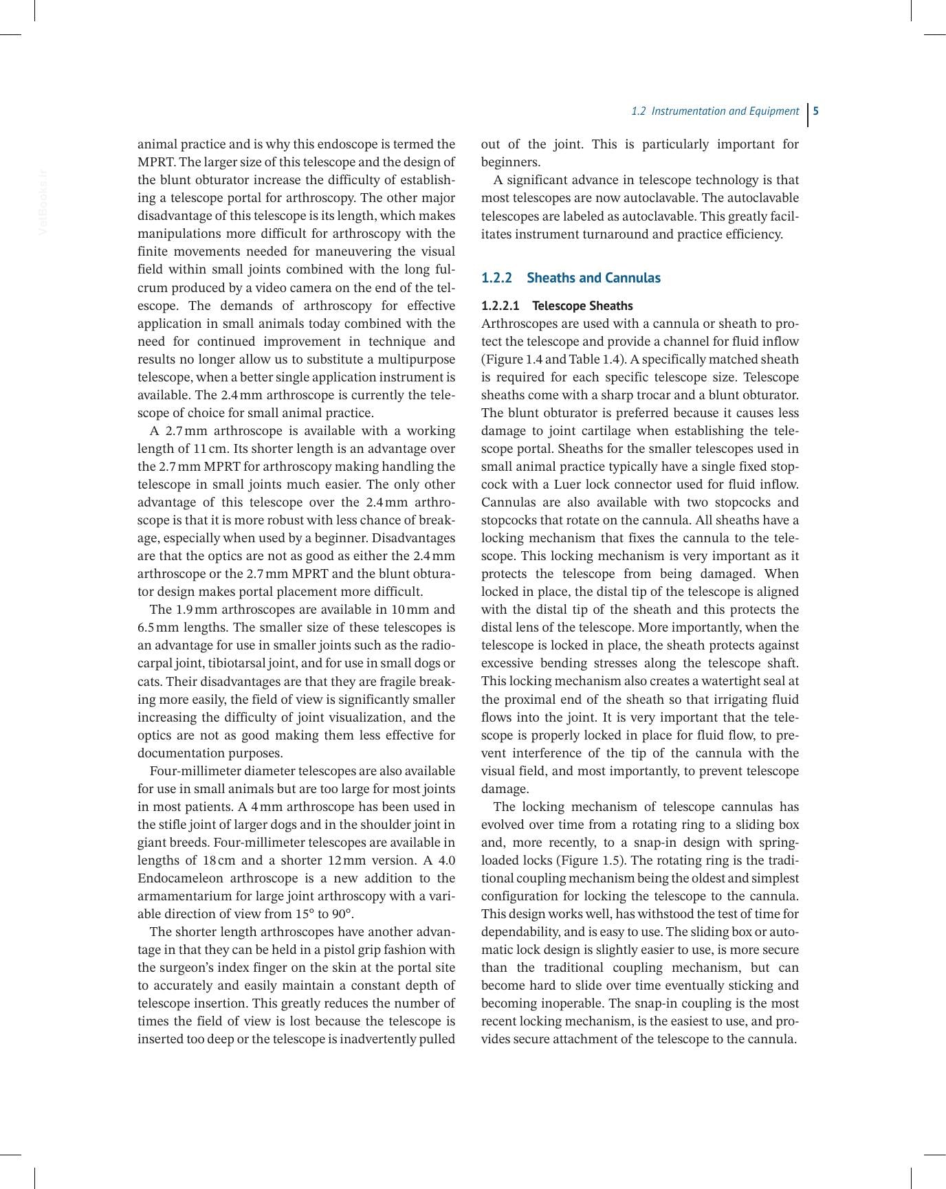 Veterinary Arthroscopy For The Small Animal Practitioner