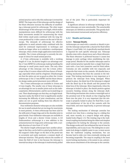 Veterinary Arthroscopy for the Small Animal Practitioner