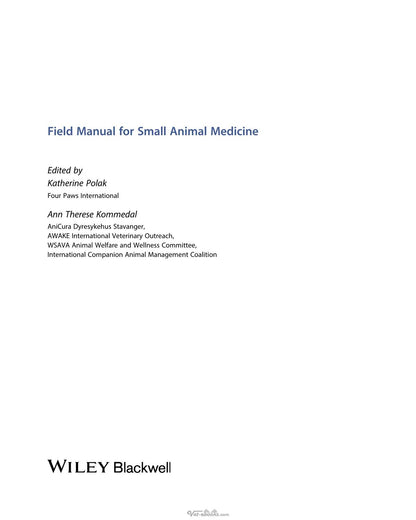 Field Manual for Small Animal Medicine