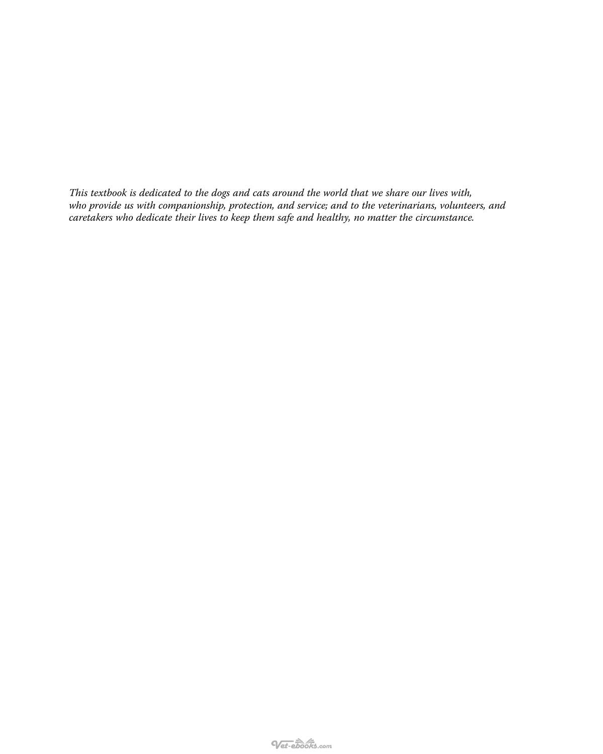 Field Manual For Small Animal Medicine