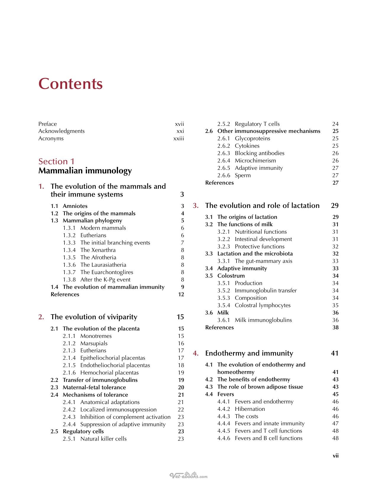 Comparative Mammalian Immunology The Evolution And Diversity Of The Immune Systems Of Mammals