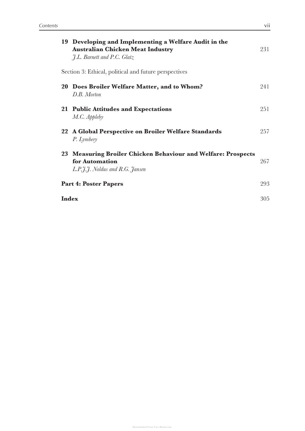 Measuring And Auditing Broiler Welfare