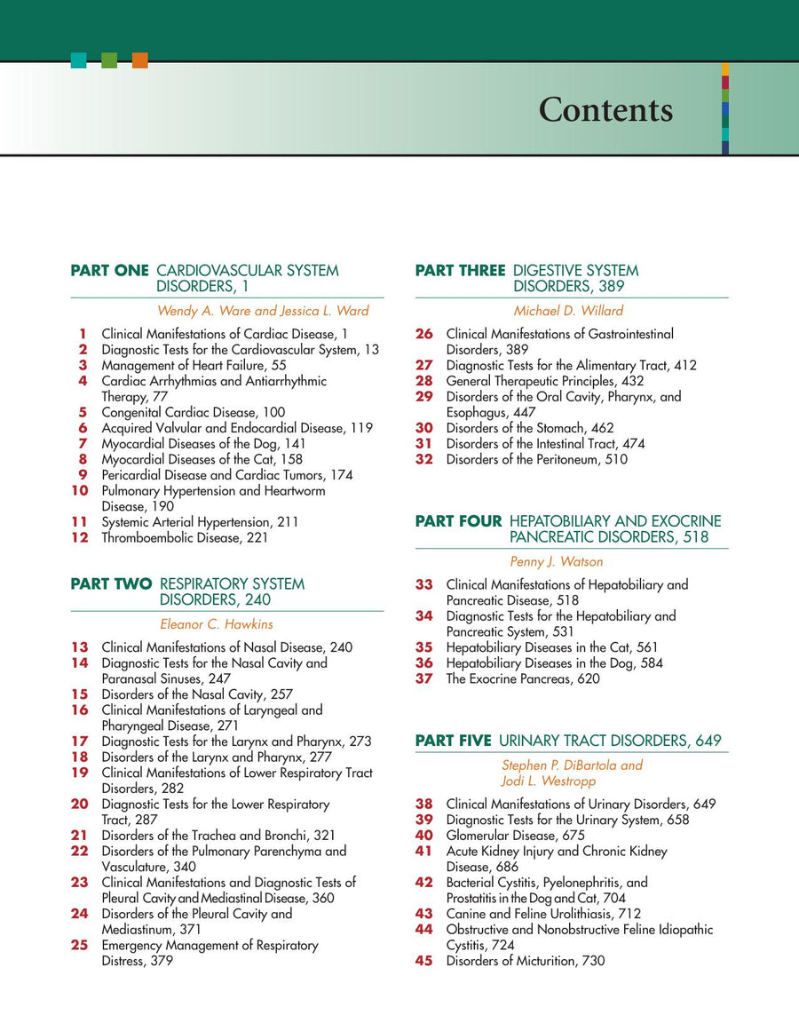 Preview page of Small Animal Internal Medicine Sixth Edition