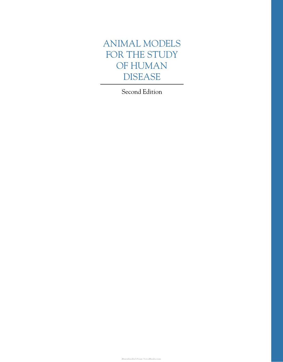Preview page of Animal Models for the Study of Human Disease 2ND Edition