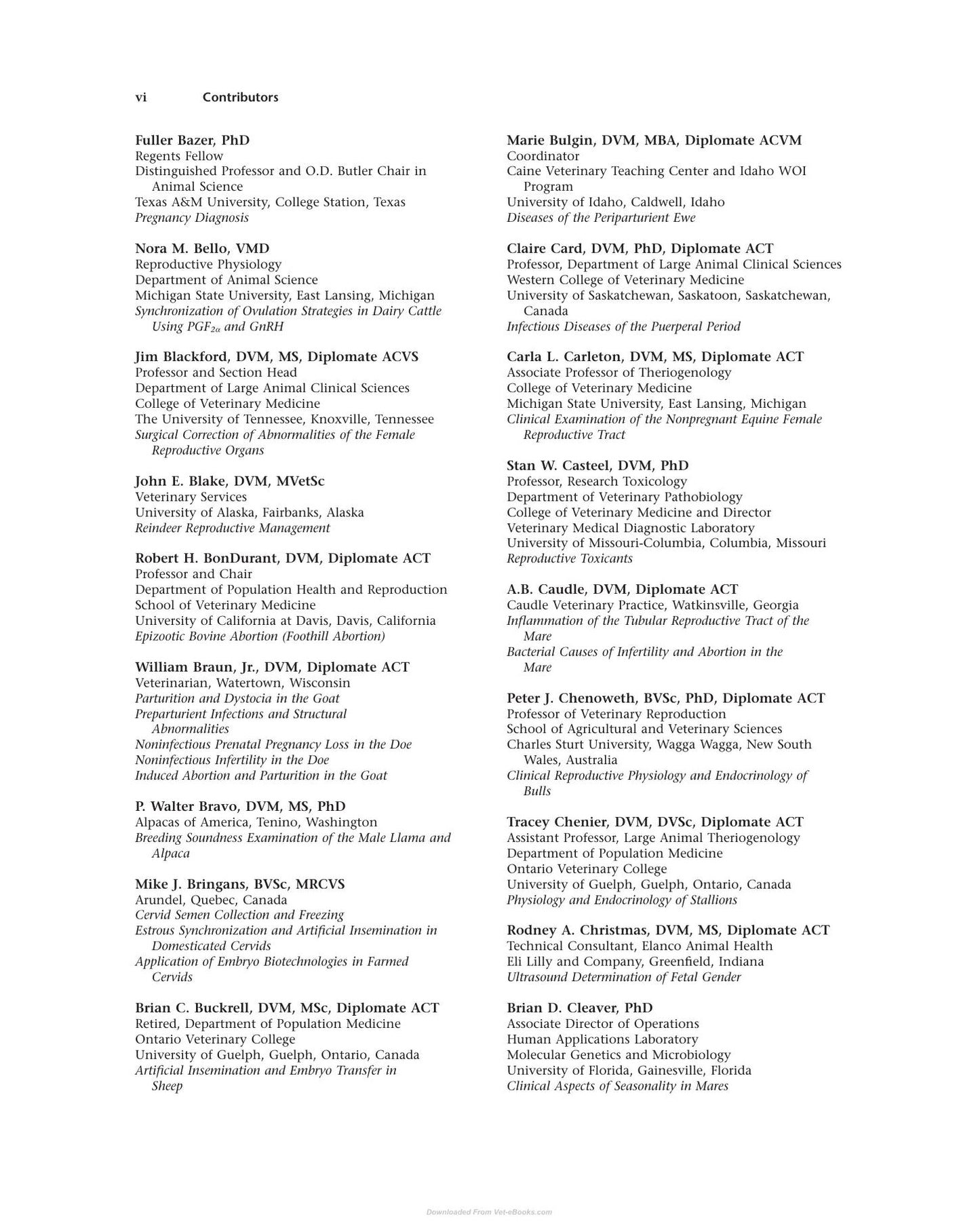 Current Therapy In Large Animal Theriogenology 2Nd Edition
