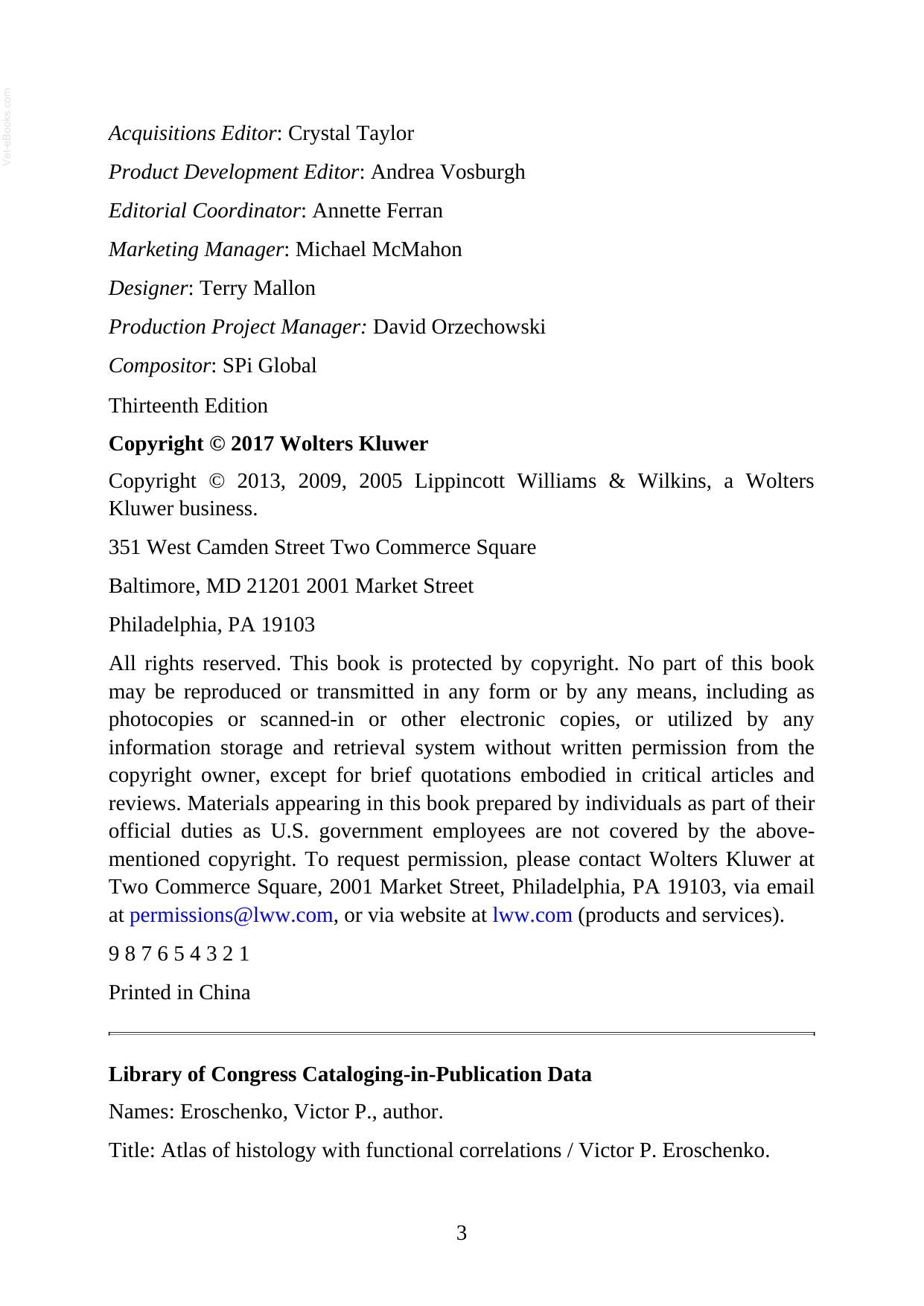 Atlas Of Histology With Functional Correlations 13Th Edition