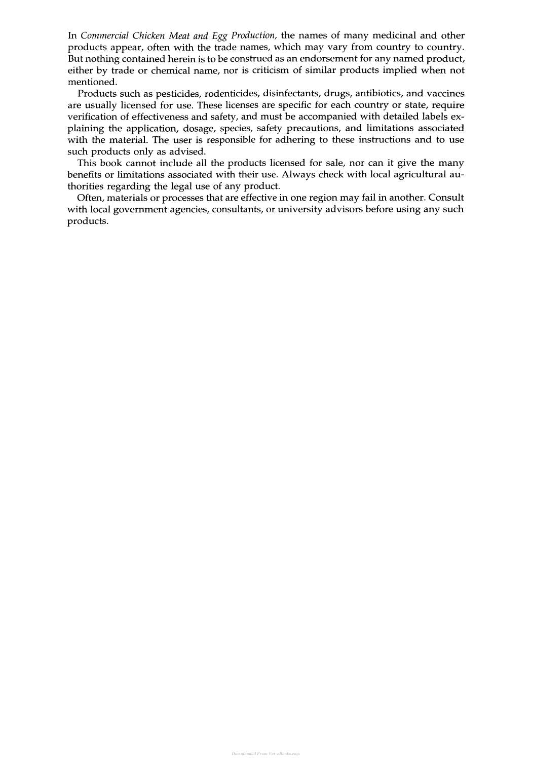Commercial Chicken Meat And Egg Production