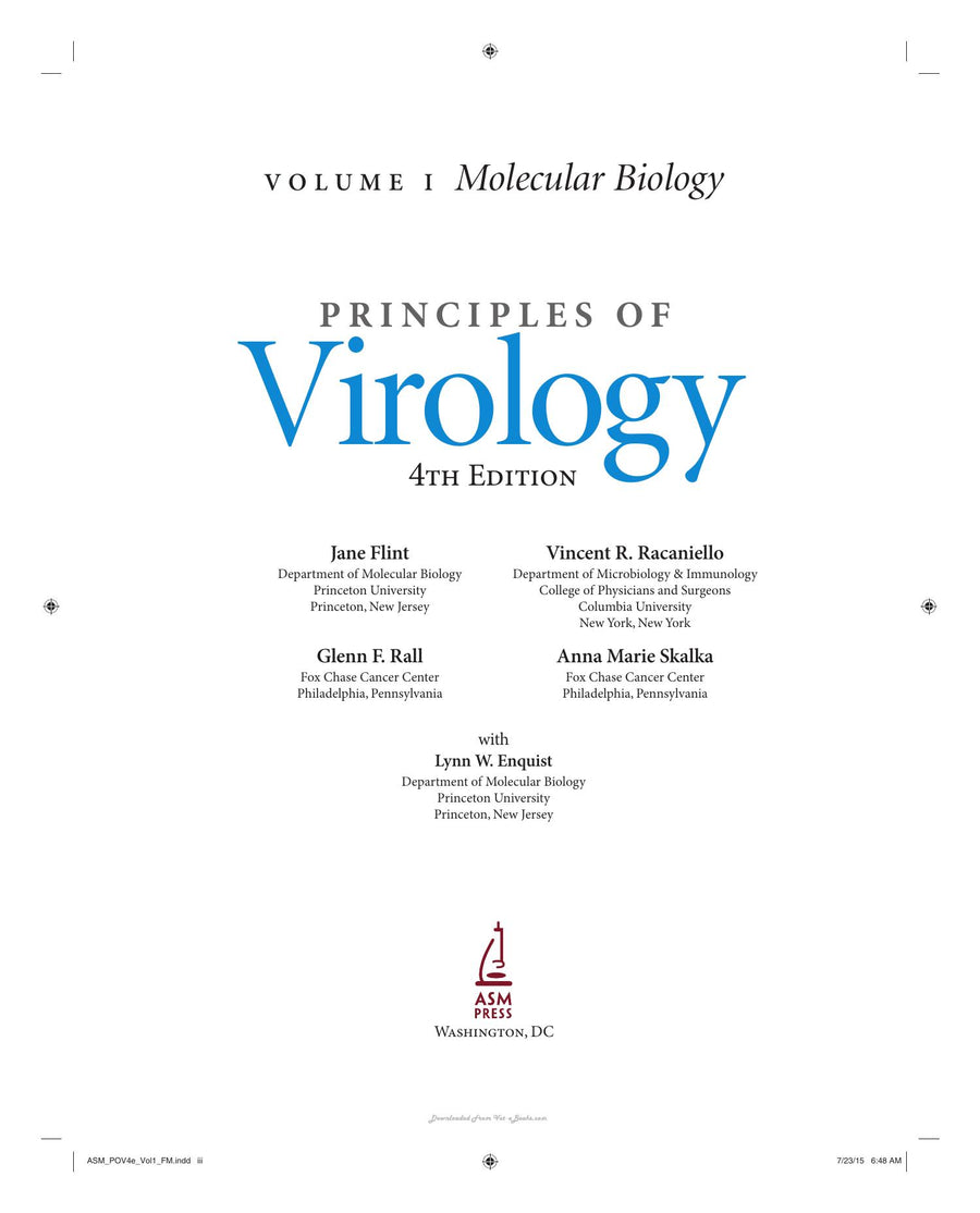 Preview page of Principles of Virology 4th Edition 2 Vol Set