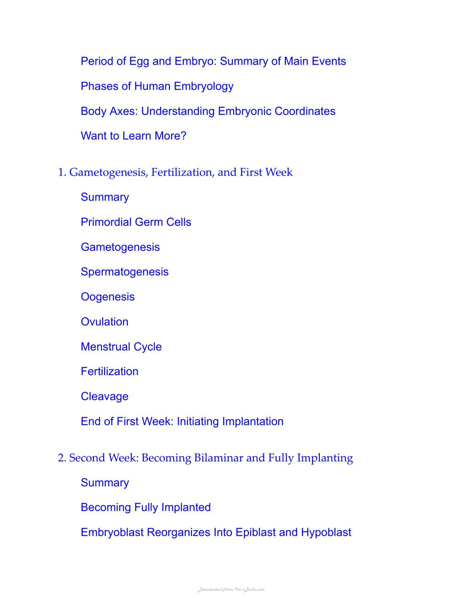 Preview page of Larsens Human Embryology 6th Edition