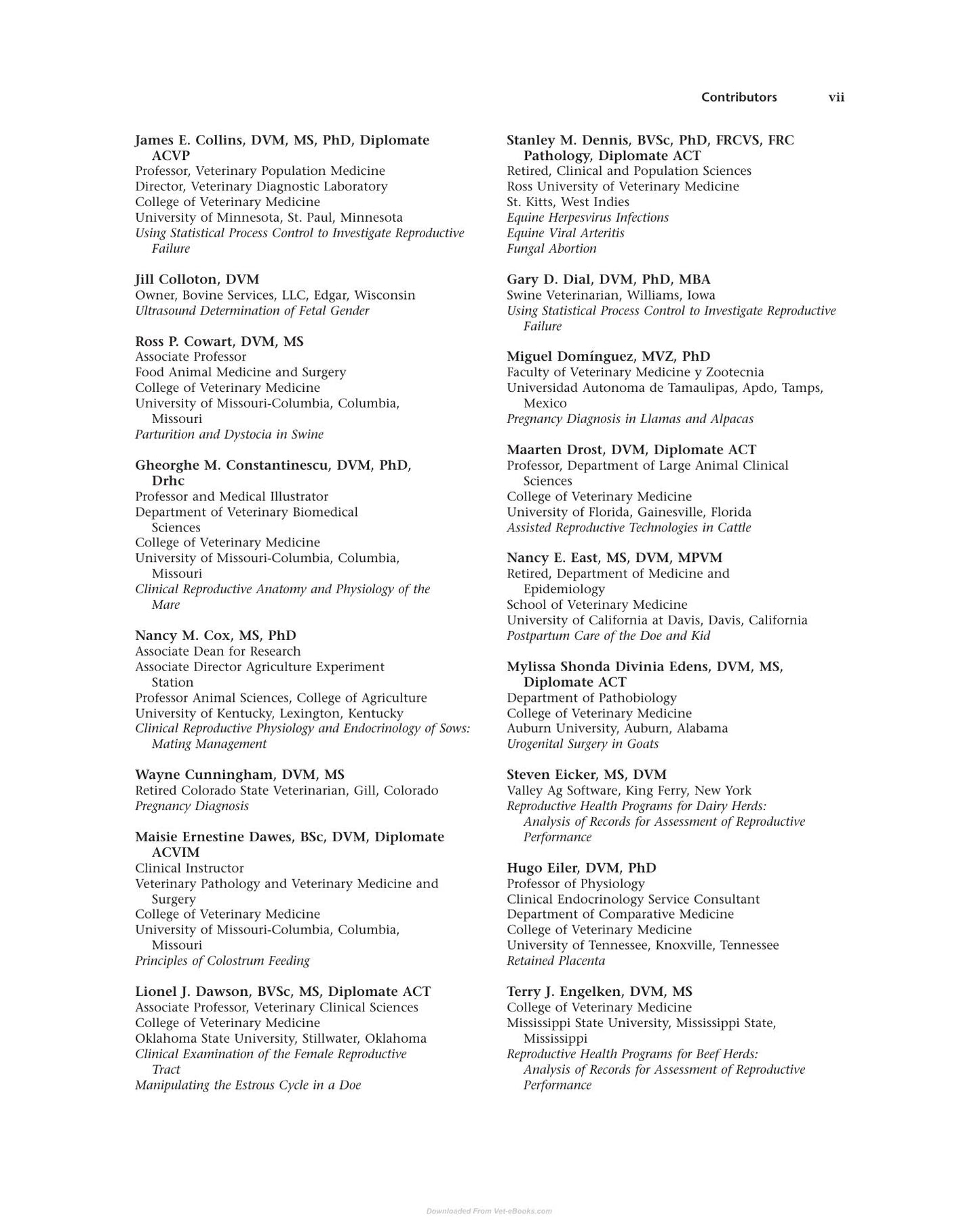 Current Therapy In Large Animal Theriogenology 2Nd Edition