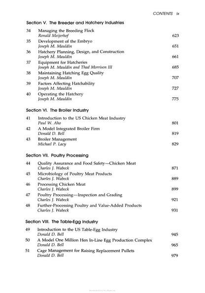 Commercial Chicken Meat and Egg Production