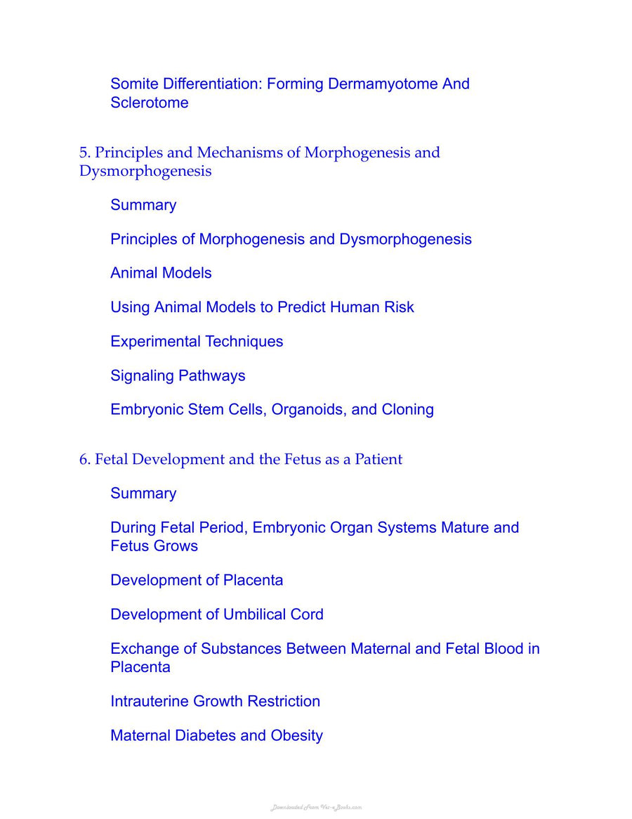 Preview page of Larsens Human Embryology 6th Edition