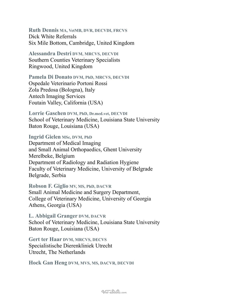 Preview page of Atlas of Diagnostic Imaging of Dogs and Cats