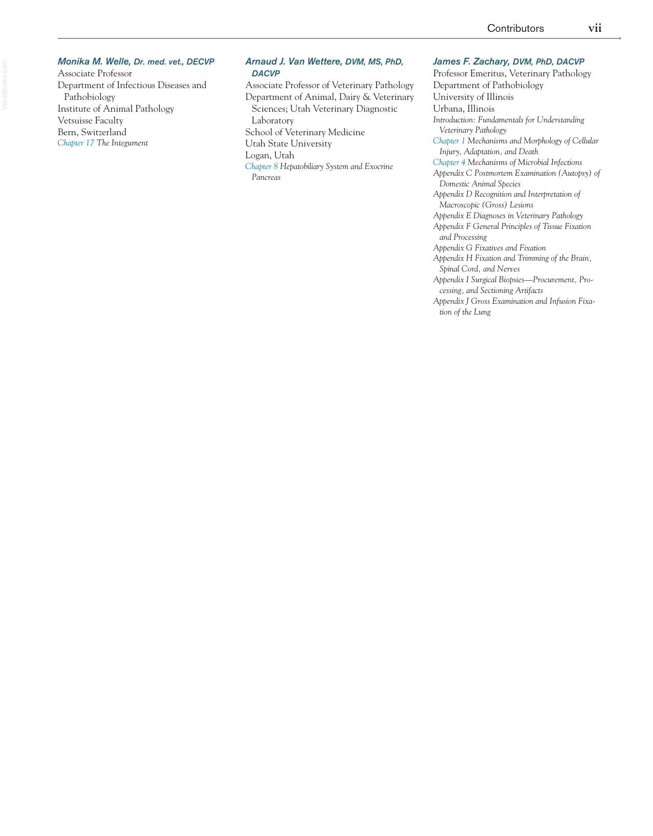 Pathologic Basis Of Veterinary Disease 7Th Edition
