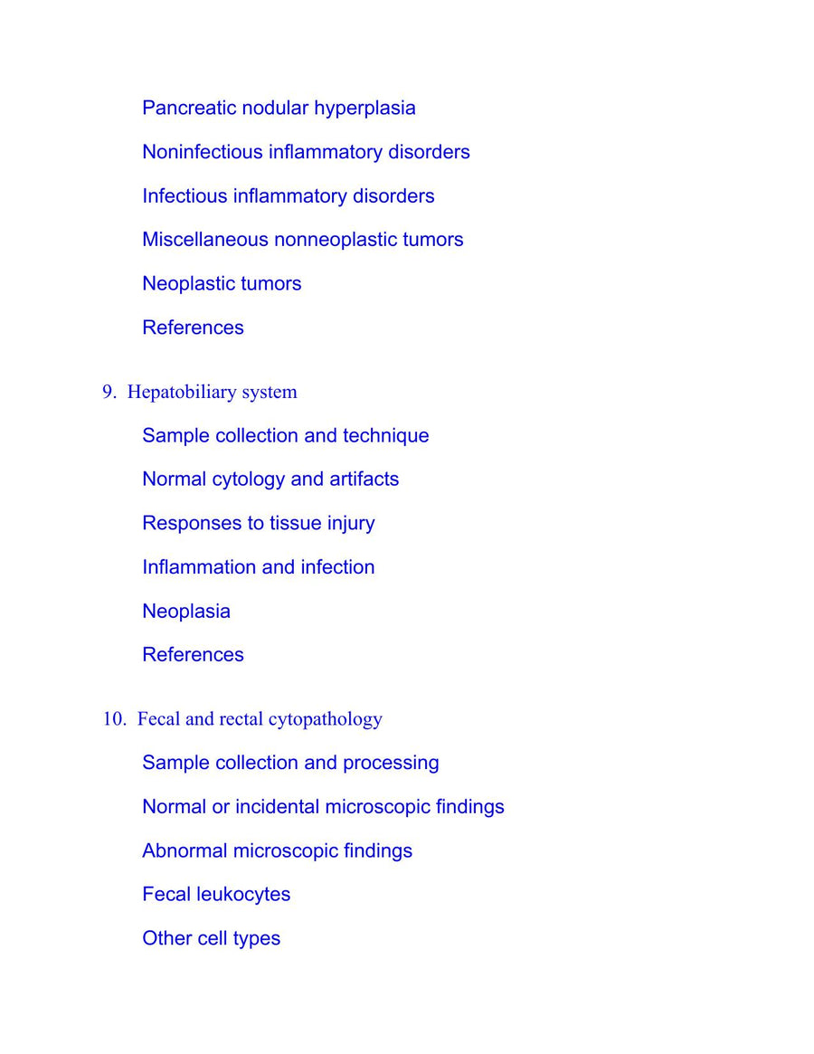Preview page of Canine and Feline Cytopathology a Color Atlas and Interpretation Guide 4th Edition