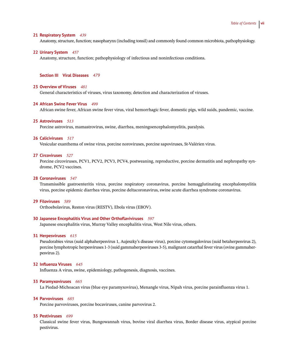 Preview page of Diseases of Swine 12th Edition