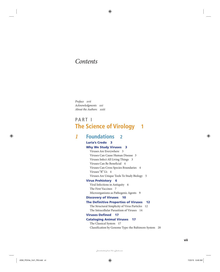 Preview page of Principles of Virology 4th Edition 2 Vol Set