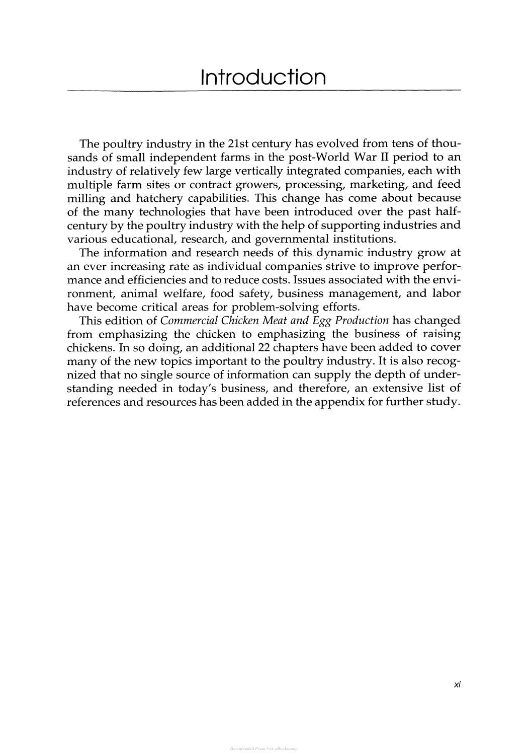 Commercial Chicken Meat And Egg Production