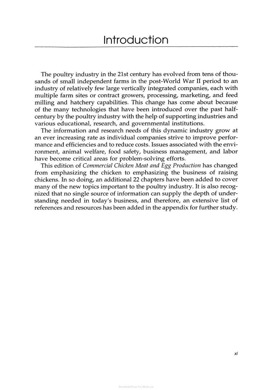 Preview page of Commercial Chicken Meat and Egg Production