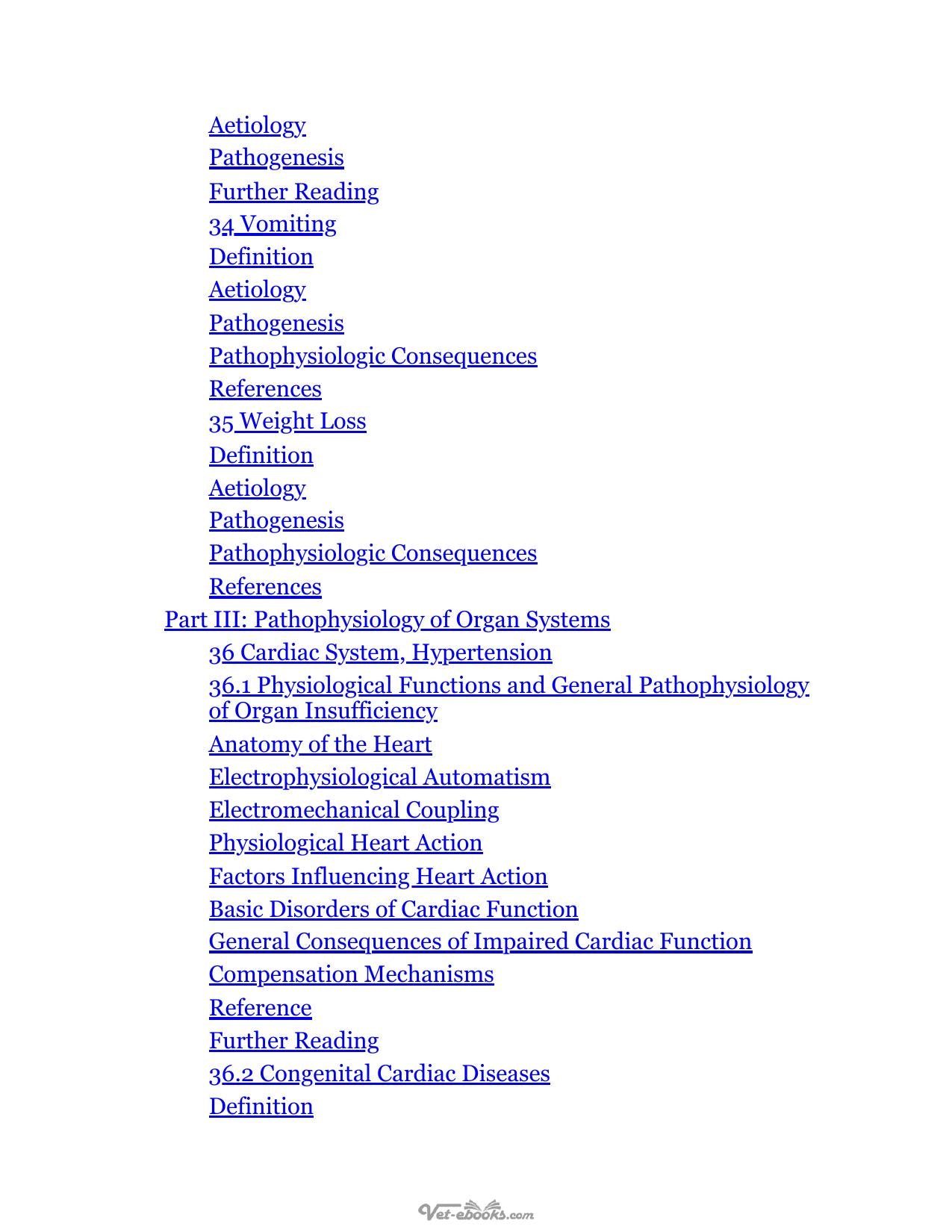 Textbook Of Small Animal Pathophysiology