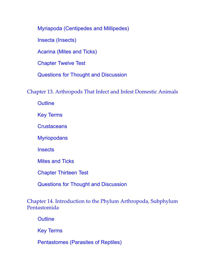Preview page of Diagnostic Parasitology for Veterinary Technicians 6th Edition