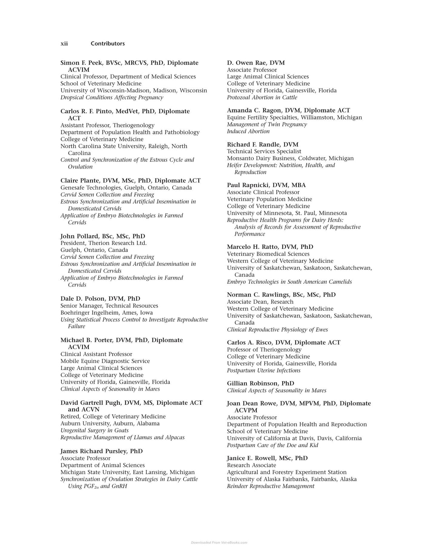 Current Therapy In Large Animal Theriogenology 2Nd Edition