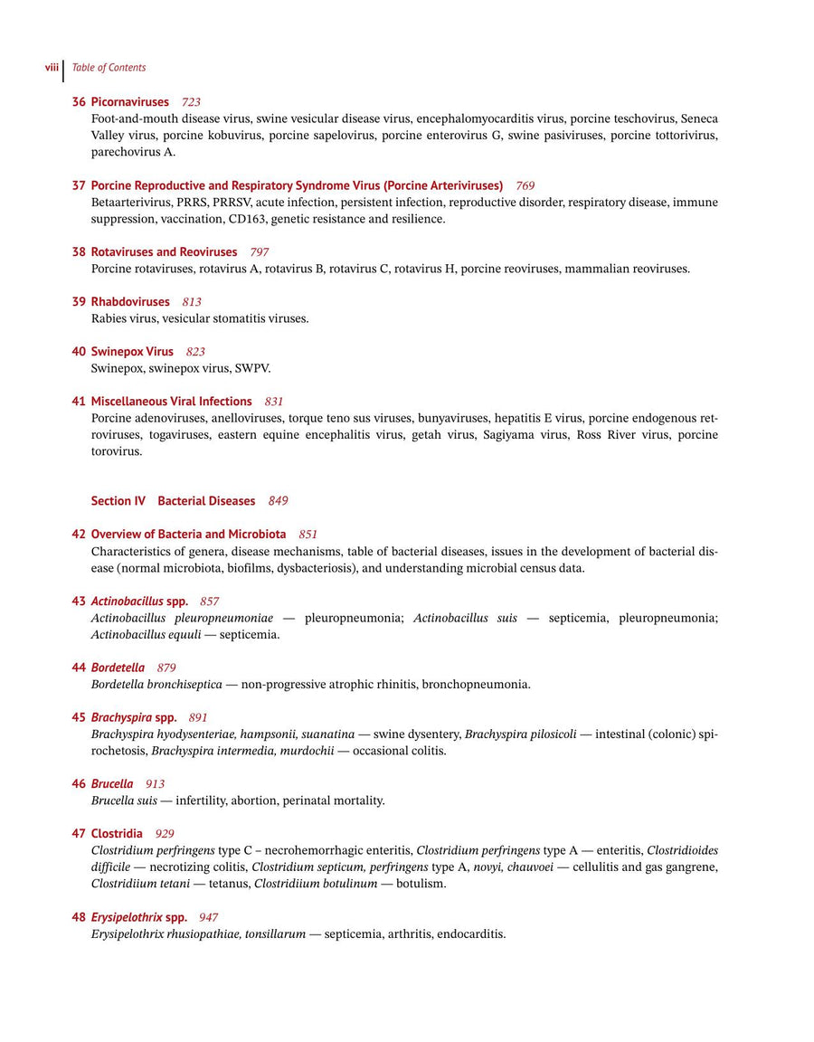 Preview page of Diseases of Swine 12th Edition