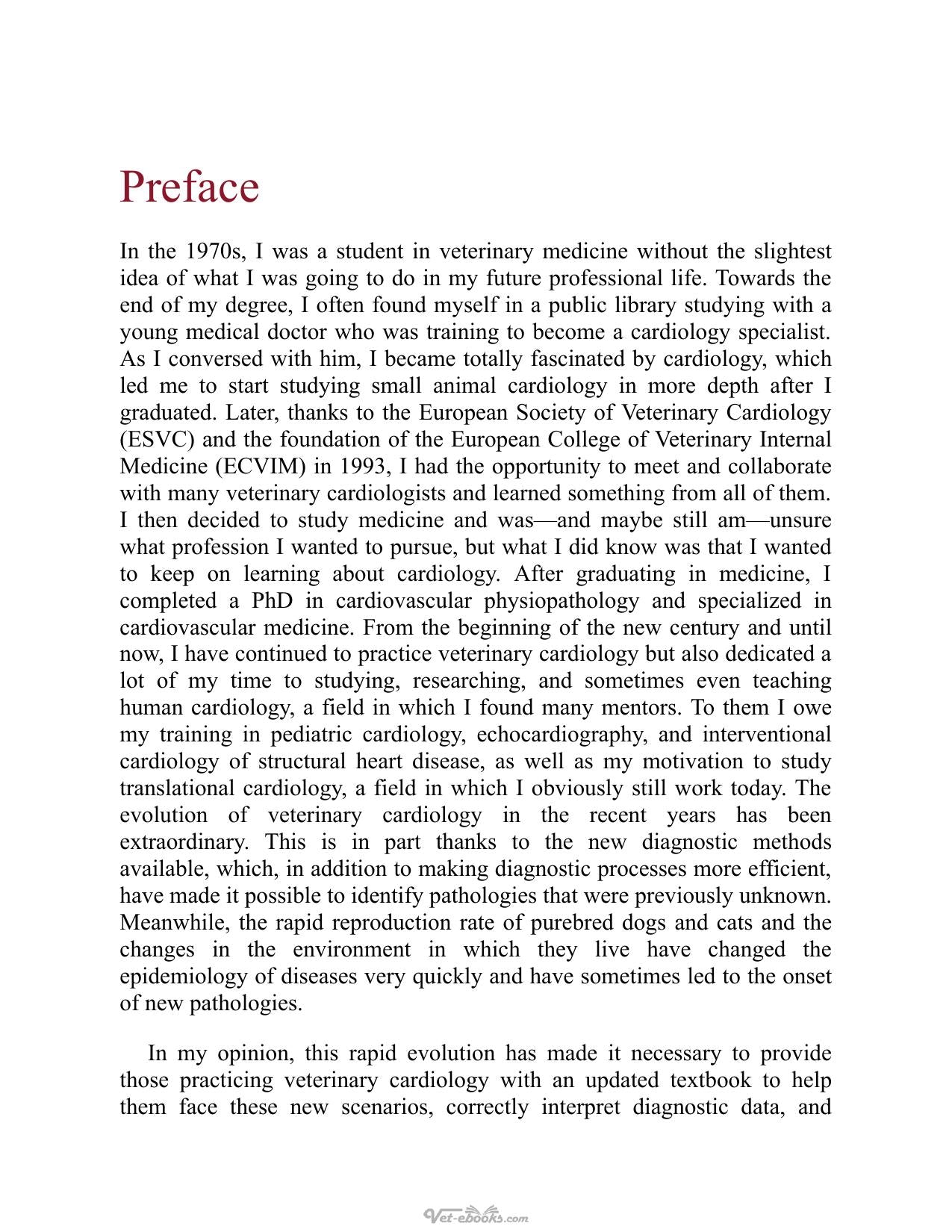 Textbook Of Cardiovascular Medicine In Dogs And Cats