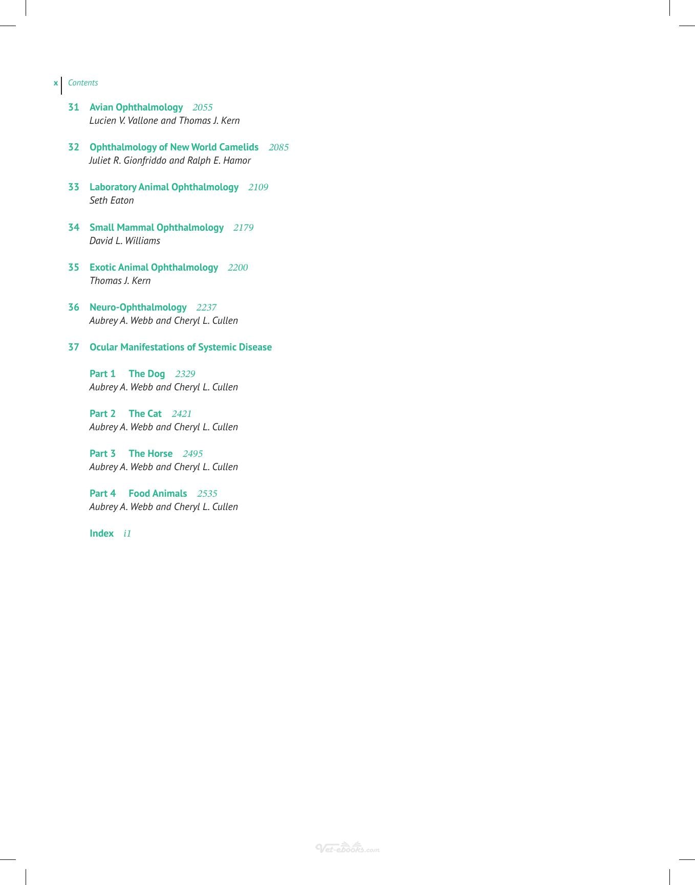 Veterinary Ophthalmology 6Th Edition