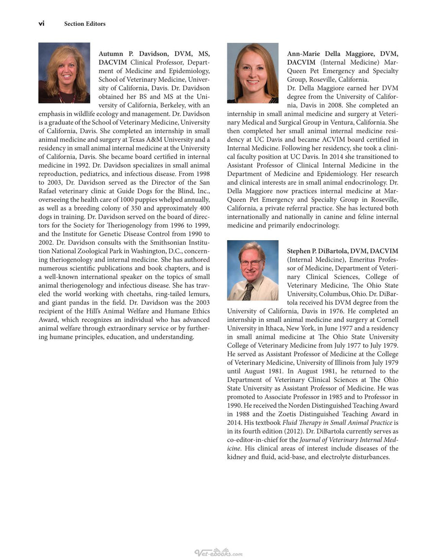Preview page of Small Animal Internal Medicine Sixth Edition