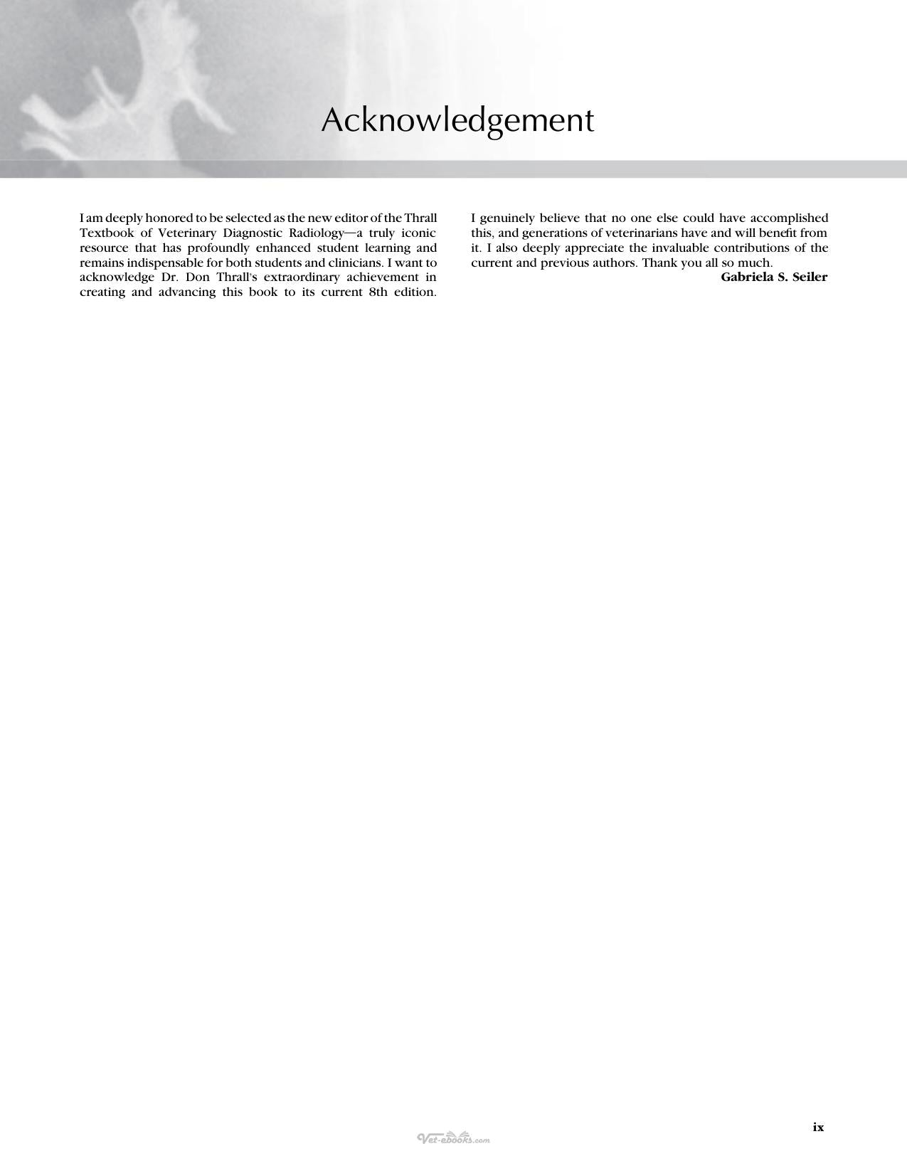 Thralls Textbook Of Veterinary Diagnostic Radiology